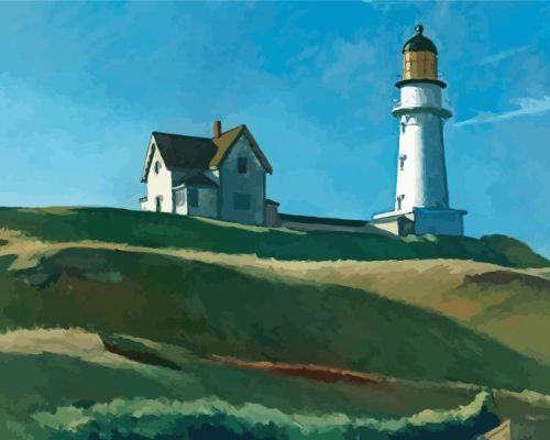 Lighthouse Hill Paint By Number