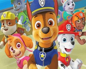 Patrol Pawennau La Pat Patrouille Paint By Number