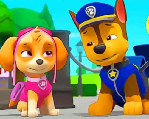 Paw Patrol Art Paint By Number