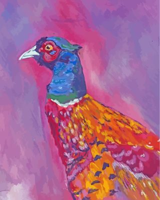 Pheasant Bird Art Paint By Number