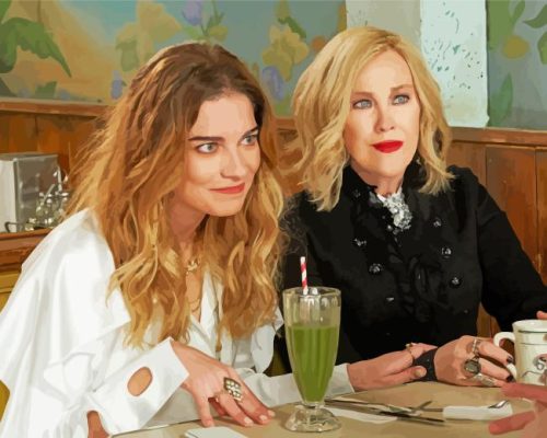 Alexis And Moira Rose Paint By Number