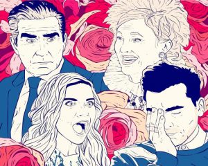 Schitts Creek Characters Art Paint By Number