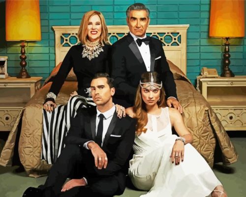 Schitts Creek Characters Art Paint By Number