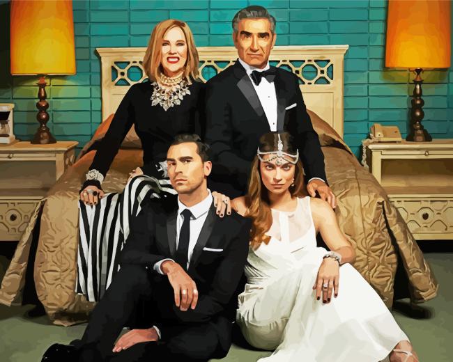 Schitts Creek Characters Art Paint By Number