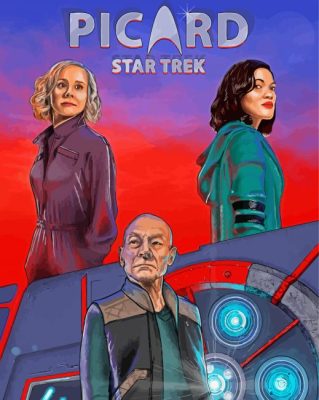 Star Trek Picard Poster Paint By Number