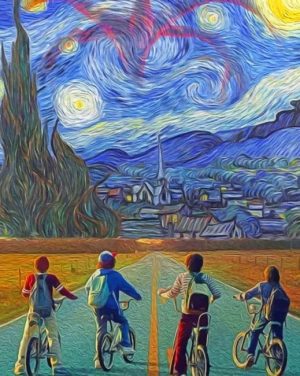 Stranger Things Starry Night Paint By Number