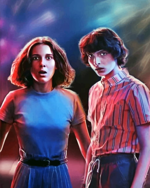 Stranger Things Movie Characters Paint By Number