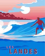 Surfer Man Paint By Number