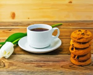 Tea And Cookies Paint By Number