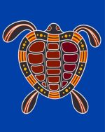 Turtle Aboriginal Art Paint By Number