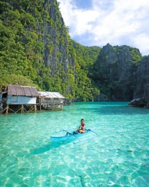 Twin Lagoon Entrance Philippines Paint By Number