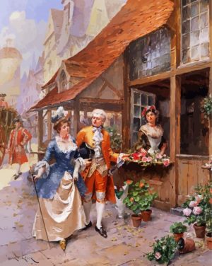 Victorian Flower Shop Paint By Number