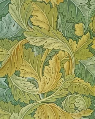 William Morris Acanthus Leaves Paint By Numbers