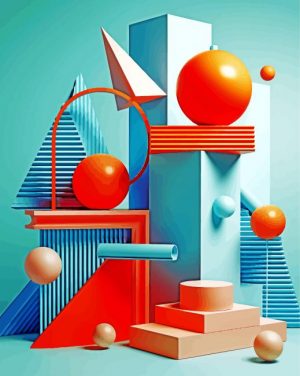 3D Abstract Paint By Number