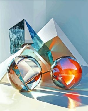 3D Geometric Shapes Paint By Number