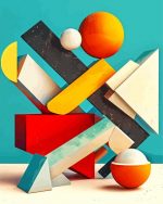 3D Geometric Paint By Number