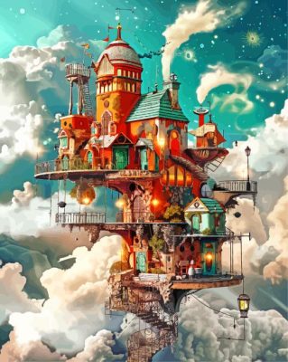 3D House Paint By Numbers3D House Paint By Number