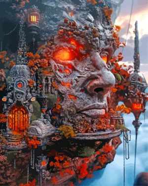 3D Weird Face Paint By Number