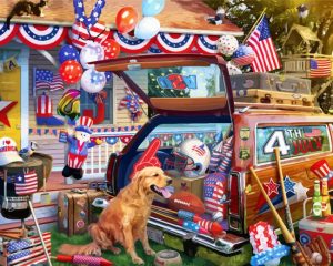 4th Of July Day Paint By Number