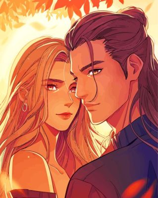 Romantic Acotar Couple Paint By Number