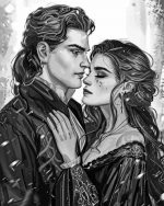 Black And White Acotar Paint By Number