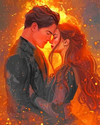 Acotar Fire Couple Paint By Number