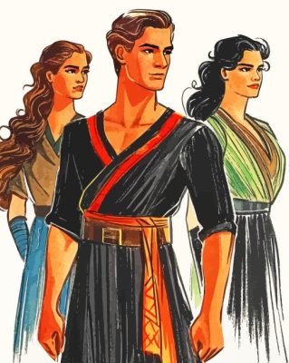 Acotar Characters Art Paint By Number