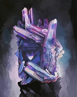 Amethyst Crystals Art Paint By Number