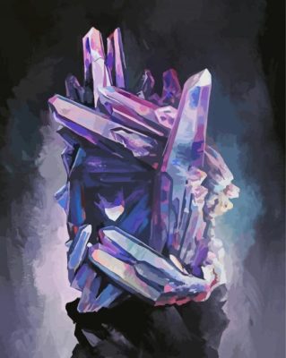 Amethyst Crystals Art Paint By Number