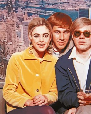 Andy Warhol And Edie Sedgwick Paint By NumbersAndy Warhol And Edie Sedgwick Paint By Number