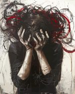 Anxious Girl Paint By Number