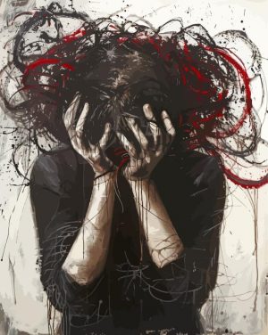 Anxious Girl Paint By Number