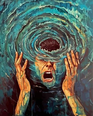 Drowning In My Anxiety Paint By Number