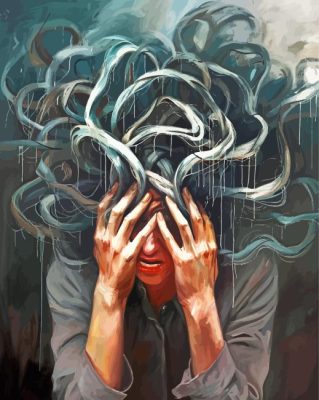 Abstract Anxiety Paint By Number