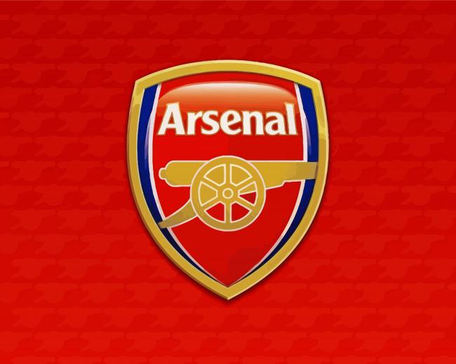 Arsenal Football Emblem Paint By Number