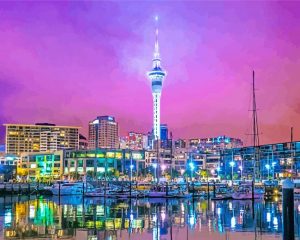 Auckland Night Paint By Number