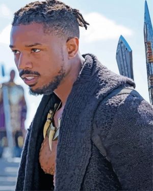 Black Panther Killmonger Paint By Number