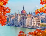 Budapest Parliament In Autumn Paint By Number
