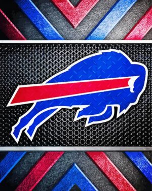 Buffalo Bills Logo Paint By Number