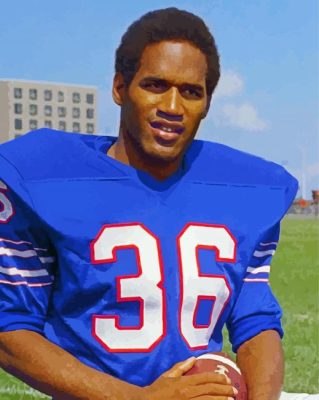 Buffalo Bills O J Simpson Paint By Number