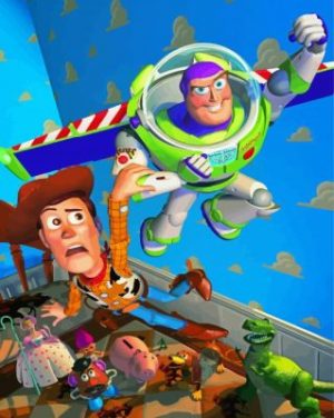 Buzz Lightyear And Woody Paint by Numbers