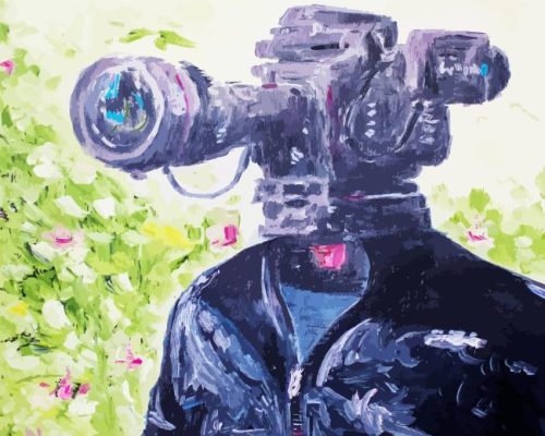 Cameraman Art Paint By Number