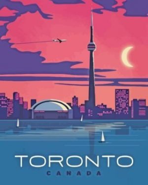 Canada Toronto City Paint By Numbers
