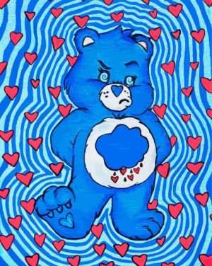 Care Bear Grumpy Art Paint By Number