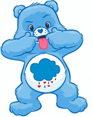 Care Bears Grumpy Cartoon Paint By Number