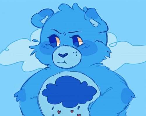 Care Bear Grumpy Paint By Number