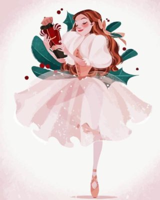 Cartoon Nutcracker Ballet Paint By Numbers