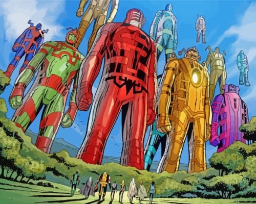 Celestials Animation Paint By Number