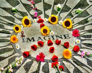 Central Park Strawberry Fields NY Paint By Number