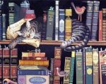 Charles Wysocki Max in the Stacks Paint By Number